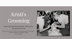 Desktop Screenshot of kristisgrooming.com