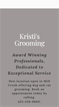 Mobile Screenshot of kristisgrooming.com