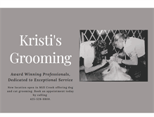 Tablet Screenshot of kristisgrooming.com